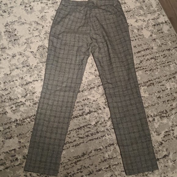 Plaid Skinny Slack Pants - Picture 2 of 5